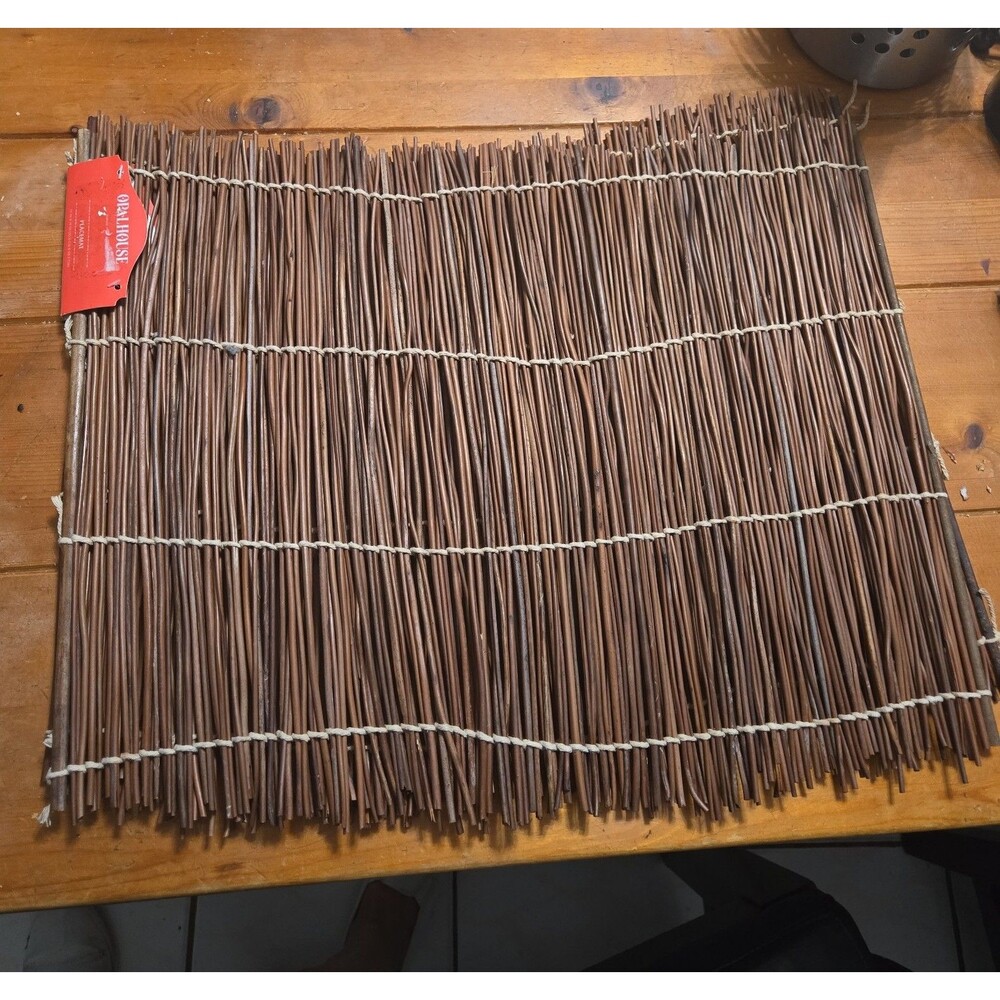 2 vintage 19"x14" Twig Placemat Brown - Opalhouse™